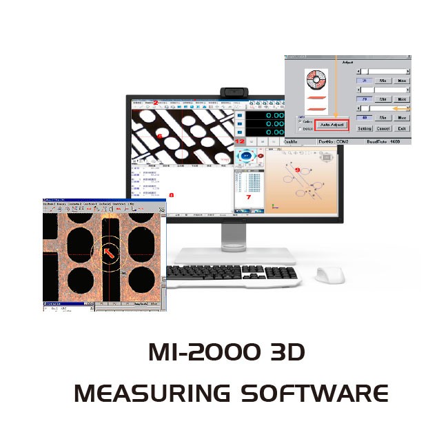 MI-2000 3D MEASURING SOFTWARE 幾何量測軟體